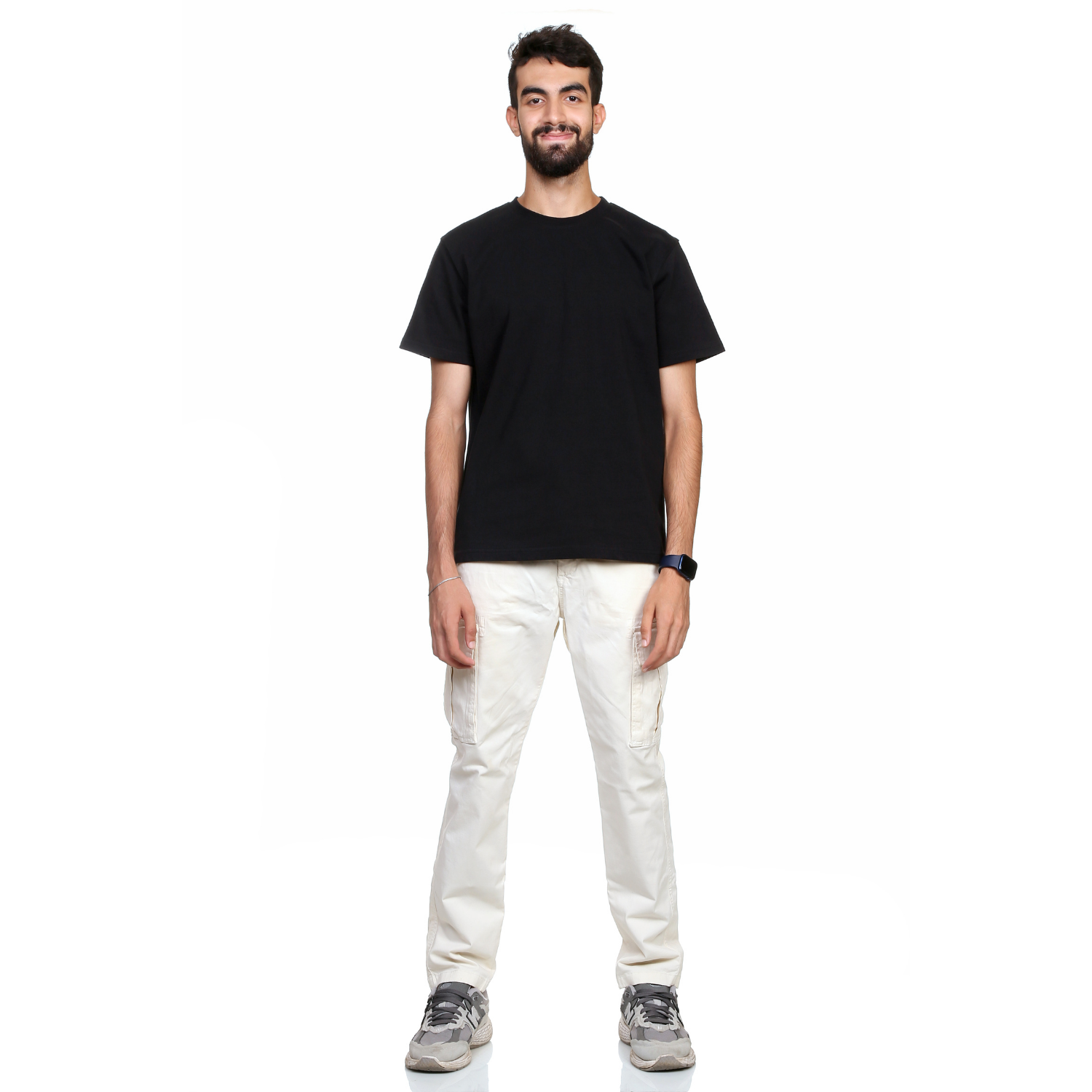 Regular Fit Men’s Basic T-Shirt – Black